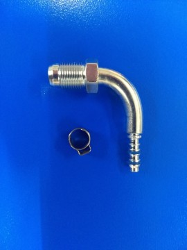 SF Fitting set 6mm. H03 FSF-G 90 graden + 1 klem