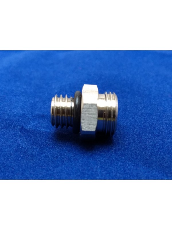 Adapter M16 inwendig naar M12 uitwendig (tbv minivuller)