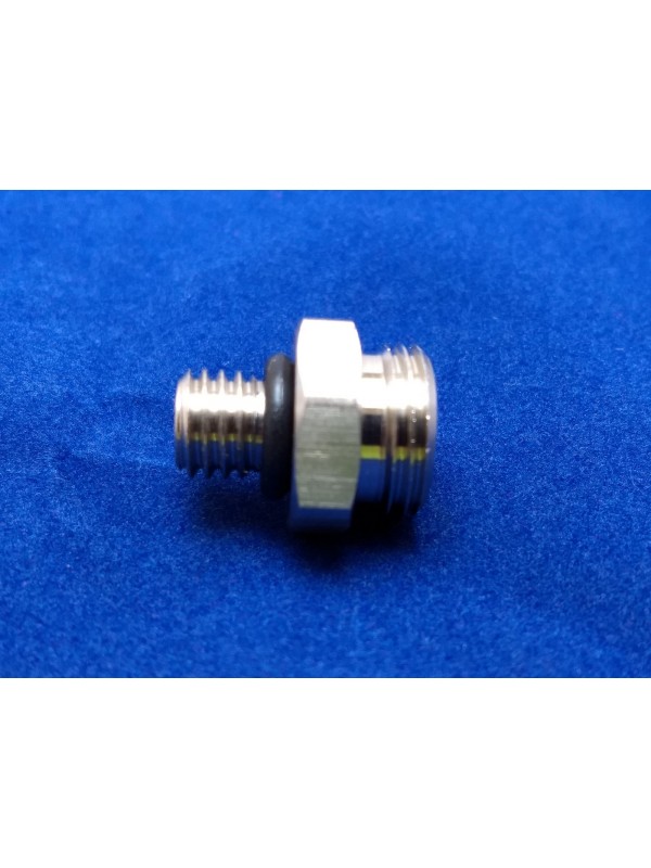 Adapter M16 inwendig naar M10 uitwendig (tbv minivuller)