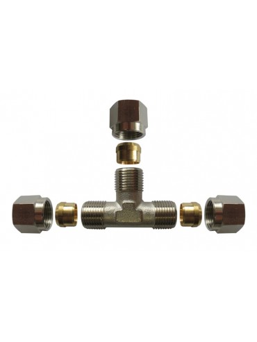 T-stuk RVS CNG 6x6x6 Swagelok