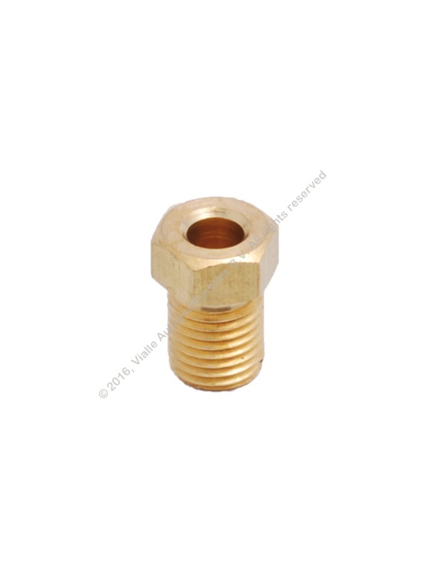 Vialle squeeze nut, copper pipe