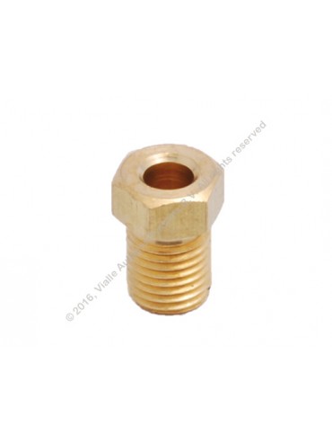 Vialle squeeze nut, copper pipe