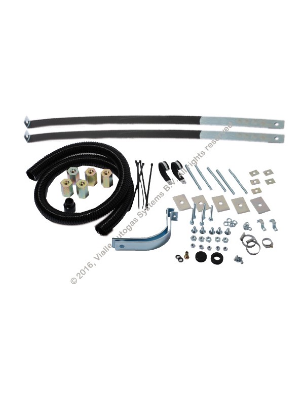 Vialle kit tank side-toroidal with 5 straps under chassis